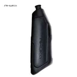 AhyKa Aerodynamic Water Bottle Set Big Capacity Food Grade Bottle With Ultralight Bottle Cage BikeFrame Down Tube WaterKettle 