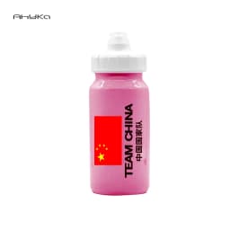 AhyKa Aerodynamic Water Bottle Set Big Capacity Food Grade Bottle With Ultralight Bottle Cage BikeFrame Down Tube WaterKettle 