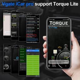 2026 Vgate iCar Pro ELM327 OBD2 Scanner Bluetooth 3.0/4.0/WIFI for Android iOS Car Diagnostic Tool Scan tool Code Reader