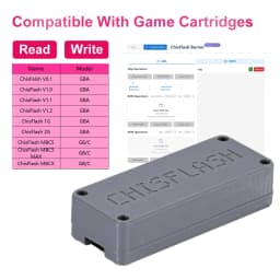 Chiscart ChisFlash Burner Backup ROMs and Game Saves for Game Boy GB GBA and GBC Cartridges