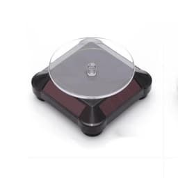 Solar Showcase 360 Automatic Rotating Turntable Jewelry Organizer Jade Ware Necklace Bracelet Watch Phone Display Stand