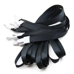 50 Pcs Nylon Hanging Neck Strap Plastic Clip Lanyard Neck Hang Rope for ID Name Card Badge Holder Wholesale of Office Supplies