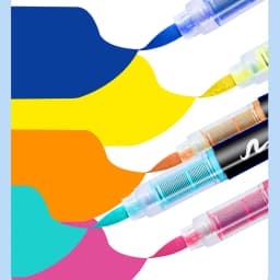 GN 12-120 Colors Acrylic Paint Pens Markers Brush Tip Paint Markers For Rock Painting Wood Canvas Stone,Festival Gift DIY Crafts