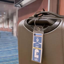 Cruise Luggage Suitcase Tag Label Holder Zip Seal Steel Loops For Travel
