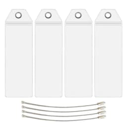 Cruise Luggage Suitcase Tag Label Holder Zip Seal Steel Loops For Travel