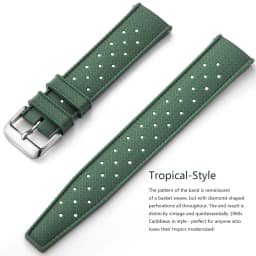 20mm 22mm Tropic Rubber Strap for Seiko/New Diving Waterproof Smart Watch Sport Wristband for Samsung Galaxy Watch 42 46mm