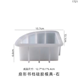 DIY Crystal Silicone Resin Mold Geometry Large Cube Heart Shaped Round Rectangular Mirror Silicone Mold For Resin Casting Making