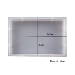 DIY Crystal Silicone Resin Mold Geometry Large Cube Heart Shaped Round Rectangular Mirror Silicone Mold For Resin Casting Making