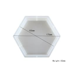 DIY Crystal Silicone Resin Mold Geometry Large Cube Heart Shaped Round Rectangular Mirror Silicone Mold For Resin Casting Making