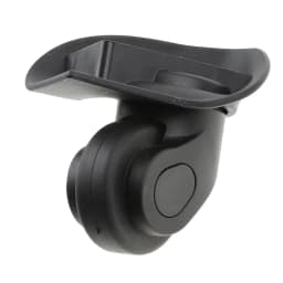 2 Pieces A20 Suitcase Luggage Mute Wheels Replacement Casters For Trolley Black Easy Installation  Replacement Mute Swivel Wheel
