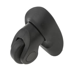 2 Pieces A20 Suitcase Luggage Mute Wheels Replacement Casters For Trolley Black Easy Installation  Replacement Mute Swivel Wheel
