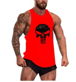Gym T-shirts Suspenders Man Stringer Fitness Shirt Bodybuilding Shirt Men Top for Fitness Vests Men's Vest Sleeveless Sweatshirt