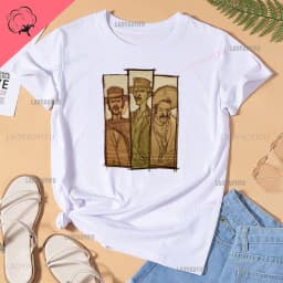 Fashion Men Clothing The Good The Bad and Ugly Print T Shirt for Male Il Buono Brutto Cattivo Tops Summer Commuter Casual Tees