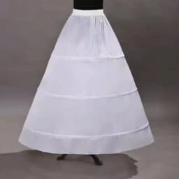 MYYBLE Cheap White Women Wedding Petticoats 3 Layers Steel Ring Elastic Waistband Wedding Accessories Underskirt