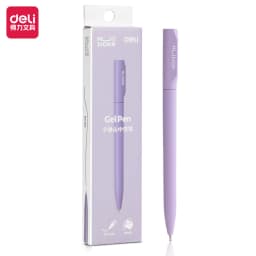 Deli Nusign NS552 Rotating Gel Pen 0.5MM Fine Point Smooth Writing Black Ink Colorful Neutral Sign Rotary Switch Stationery