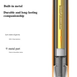 Deli Nusign NS552 Rotating Gel Pen 0.5MM Fine Point Smooth Writing Black Ink Colorful Neutral Sign Rotary Switch Stationery