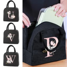 Insulated Lunch Dinner Bags School Trip Picnic Handbag for Kids Women Cooler Bag Portable Canvas Box Thermal Food Container Bag