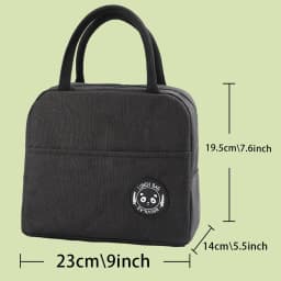 Insulated Lunch Dinner Bags School Trip Picnic Handbag for Kids Women Cooler Bag Portable Canvas Box Thermal Food Container Bag