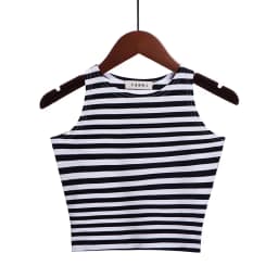 Fashion 2022 New Women Sexy Cotton Crop Top Crop Bustier Multicolor Sleeveless Cropped Blusas Vest Tank Top Camisole 14 Colors