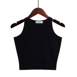 Fashion 2022 New Women Sexy Cotton Crop Top Crop Bustier Multicolor Sleeveless Cropped Blusas Vest Tank Top Camisole 14 Colors