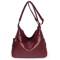 3 Layers Zippers Shoulder Handbag High Quality Big Shoulder Crossbody Bags Luxury Designer Messenger Sac Small Casual Tote Bags