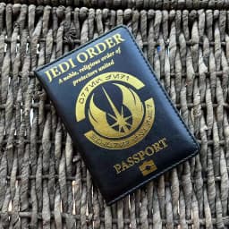 Galactic Empire Passport Cover Star Travel Wallet Document Organizer Covers for Passports