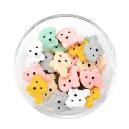 LOFCA 5pc Silicone Animal Beads Panda Food Grade DIY Toy Koala Baby Teething Beads BPA Free Pacifier Chain Accessories