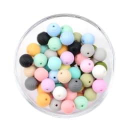 LOFCA 5pc Silicone Animal Beads Panda Food Grade DIY Toy Koala Baby Teething Beads BPA Free Pacifier Chain Accessories