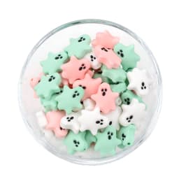 LOFCA 5pc Silicone Animal Beads Panda Food Grade DIY Toy Koala Baby Teething Beads BPA Free Pacifier Chain Accessories