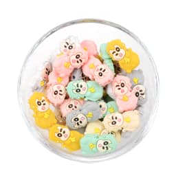 LOFCA 5pc Silicone Animal Beads Panda Food Grade DIY Toy Koala Baby Teething Beads BPA Free Pacifier Chain Accessories
