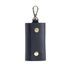 Handmade Genuine Leather Key Holder - Men's Organizer Pouch with Card Slot, Housekeeper Key Case & Wallet (Gift Ready)