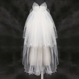 2021 Elegant Short Bow Wedding Bridal Veil With Comb Child Flower Girl First Communion Elbow Length 70CM