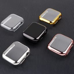TPU Cover For apple watch Case 44MM 45MM 41MM 42MM 38MM 40MM Full bumper band protector iwatch series 9 8 7 6 5 3 SE accessories