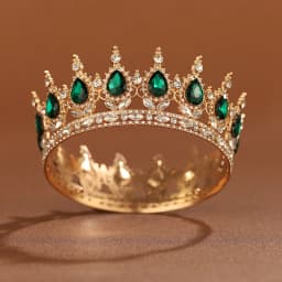 Bridal Headwear Multicolor Luxurious Style Exquisite Ladies' Beauty Pageant Wedding Crown