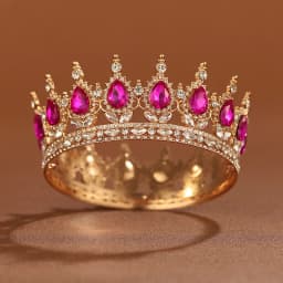 Bridal Headwear Multicolor Luxurious Style Exquisite Ladies' Beauty Pageant Wedding Crown