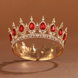 Bridal Headwear Multicolor Luxurious Style Exquisite Ladies' Beauty Pageant Wedding Crown