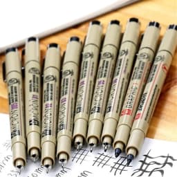 SAKURA/Sipa Pigma Micron Pen Needle Drawing Pen 003 005 01 02 03 04 05 08 10 12 1 2 Brush Pen Waterproof Art Hand-drawn Design