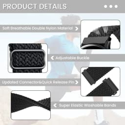 Nylon Braided Strap for Huawei Watch Fit3 Fit2 Fit5 4 Solo Loop Band for Huawei Watch Fit 3 2 1 Smartwatch Woven Sport Bracelet