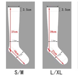 S-XXL Compression Socks Compression Socks for Varicose Vein Calf Riding Socks Stretch Open Toe Knee Socks