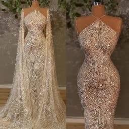 Luxury Beading Sequins Mermaid Wedding Dress Customized Tulle Robe Sweetheart Sleeveless Court Train Custom Made Bridal Gowns