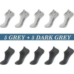 High Quality 10Pairs Men Socks Cotton Summer Sports Breathable Ankle Socks Mesh Casual Athletic Thin Cut Short Plus Size 39-48