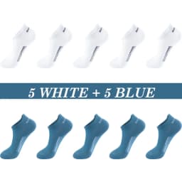 High Quality 10Pairs Men Socks Cotton Summer Sports Breathable Ankle Socks Mesh Casual Athletic Thin Cut Short Plus Size 39-48