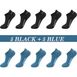High Quality 10Pairs Men Socks Cotton Summer Sports Breathable Ankle Socks Mesh Casual Athletic Thin Cut Short Plus Size 39-48