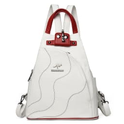High Quality Leather Women Backpack Large Capacity School Bags For Teenage Girls Anti-theft Travel Backpack Shoulder Bag Mochila