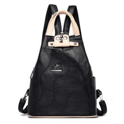 High Quality Leather Women Backpack Large Capacity School Bags For Teenage Girls Anti-theft Travel Backpack Shoulder Bag Mochila