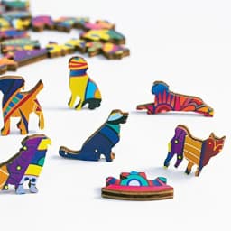 Unique Parrot Pattern Wooden Puzzle, Irregular Animal Shape, Suitable for Holiday Birthday Gifts for Family and Friends
