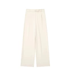 MUJER 2025 Women's Pants Beige Grey Black Wide Leg Pants Women High Waist Baggy Pants Woman Fashion Summer Office Trousers