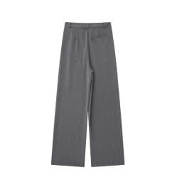 MUJER 2025 Women's Pants Beige Grey Black Wide Leg Pants Women High Waist Baggy Pants Woman Fashion Summer Office Trousers
