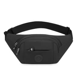 Fashion Flower Pattern Waist Bag Waterproof Multi-Pocket Chest Bag Nylon Large Capacity Fanny Pack