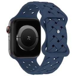 Silicone Strap for Apple Watch Band Ultra 2 49mm 46MM 44mm 42mm 40 41mm Sport Breathable Bracelet For IWatch Series 9 8 7 6 SE 5